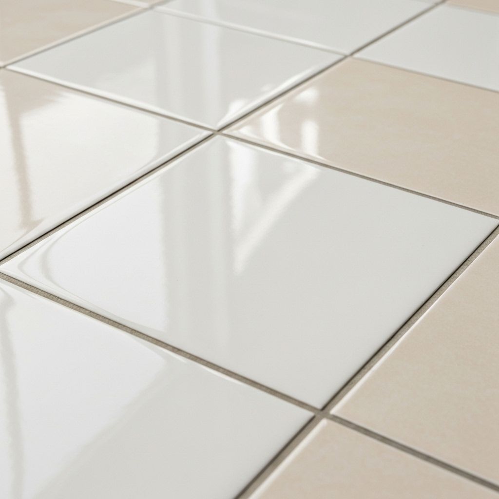 Tile and grout after cleaning